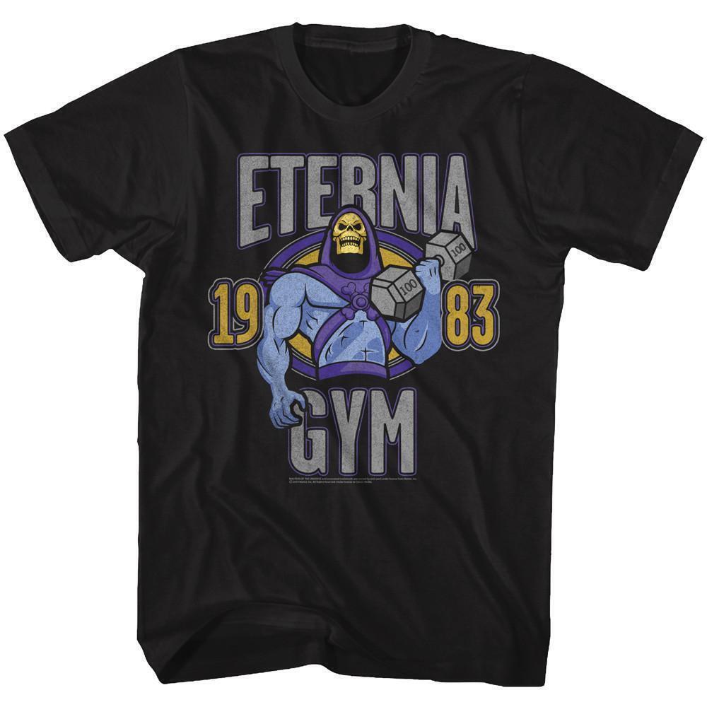 Masters Of The Universe Eternia Gym Black Adult T Shirt